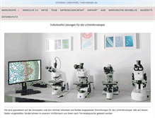 Tablet Screenshot of mikroskopie.de